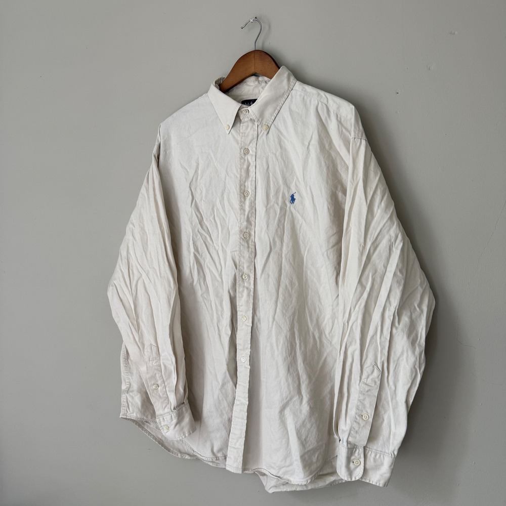 Vintage Ralph Lauren Blaire Button Down Shirt Size XL